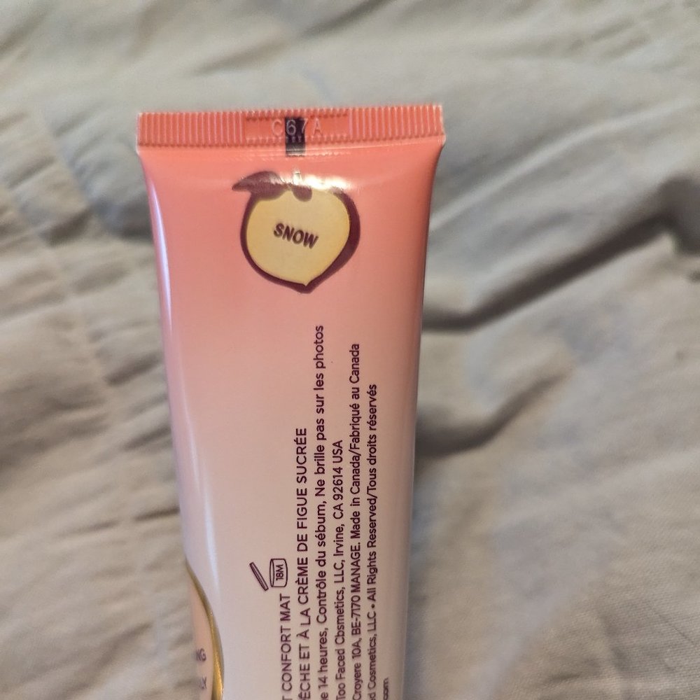 2x TOO FACED PEACH PERFECT FOUNDATION - SNOW